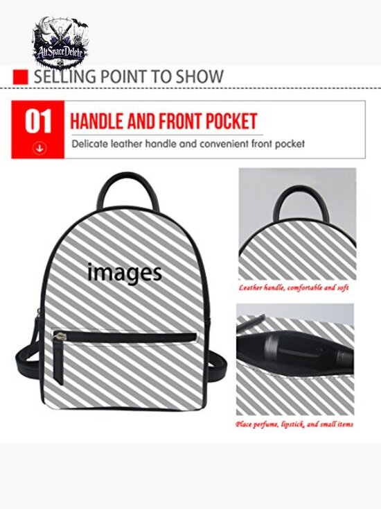 Mini Backpack Purse, Adjustable Strap, Lightweight Daypack for Travel & Shopping